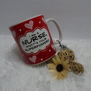Oversized Nurse Mug I am a Nurse What's Your Superpower RN LVN Healthcare